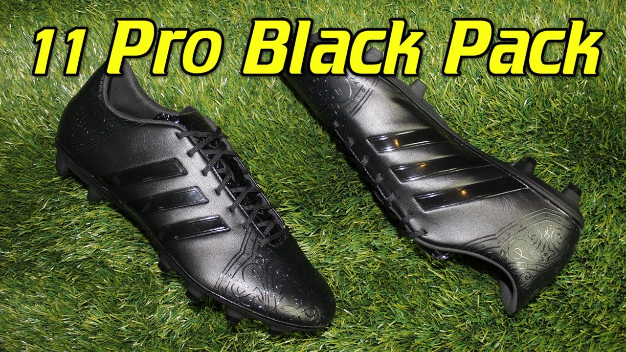 adidas 11pro black pack