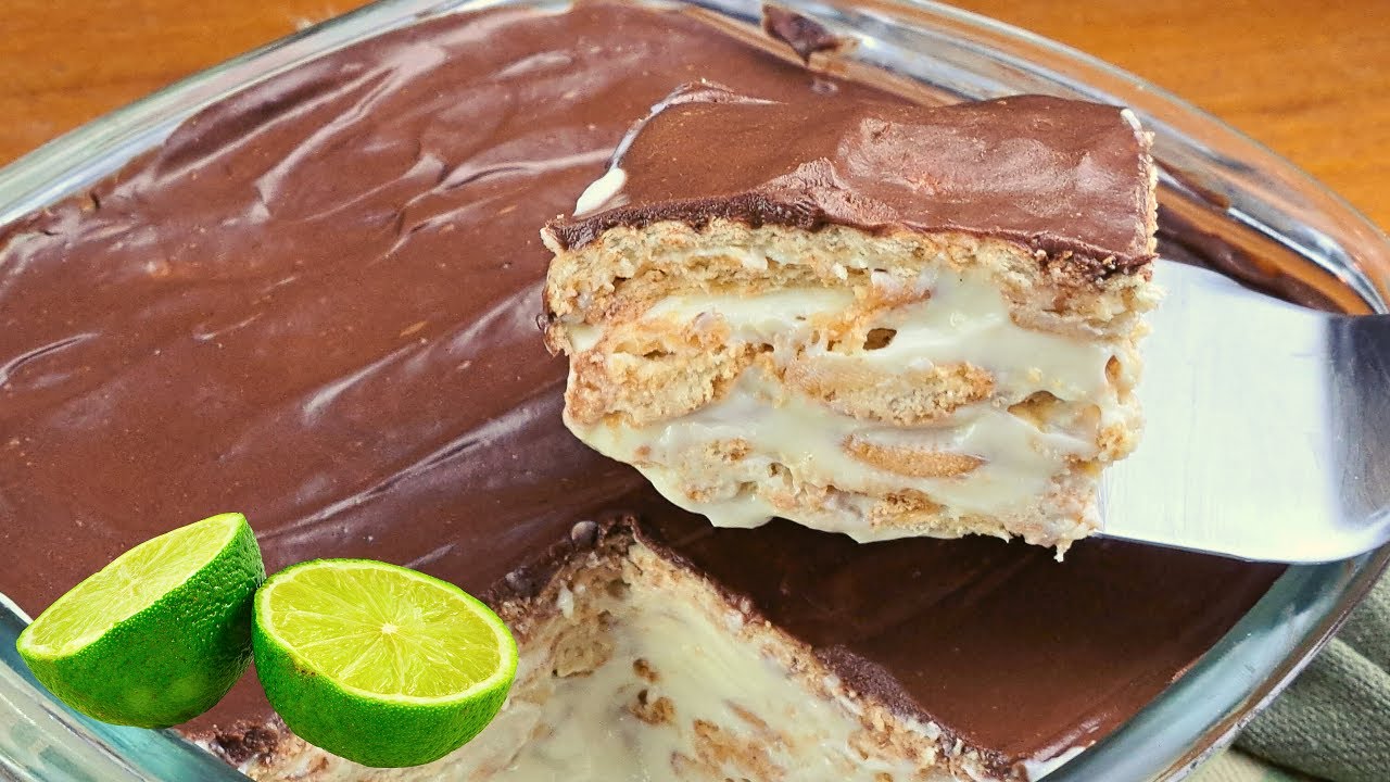 Como fazer pavê de limão com chocolate?