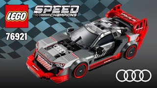 LEGO Speed Champions Audi S1 e-tron Quattro Race Car (76921)[274 pcs] Building Instructions | TBB