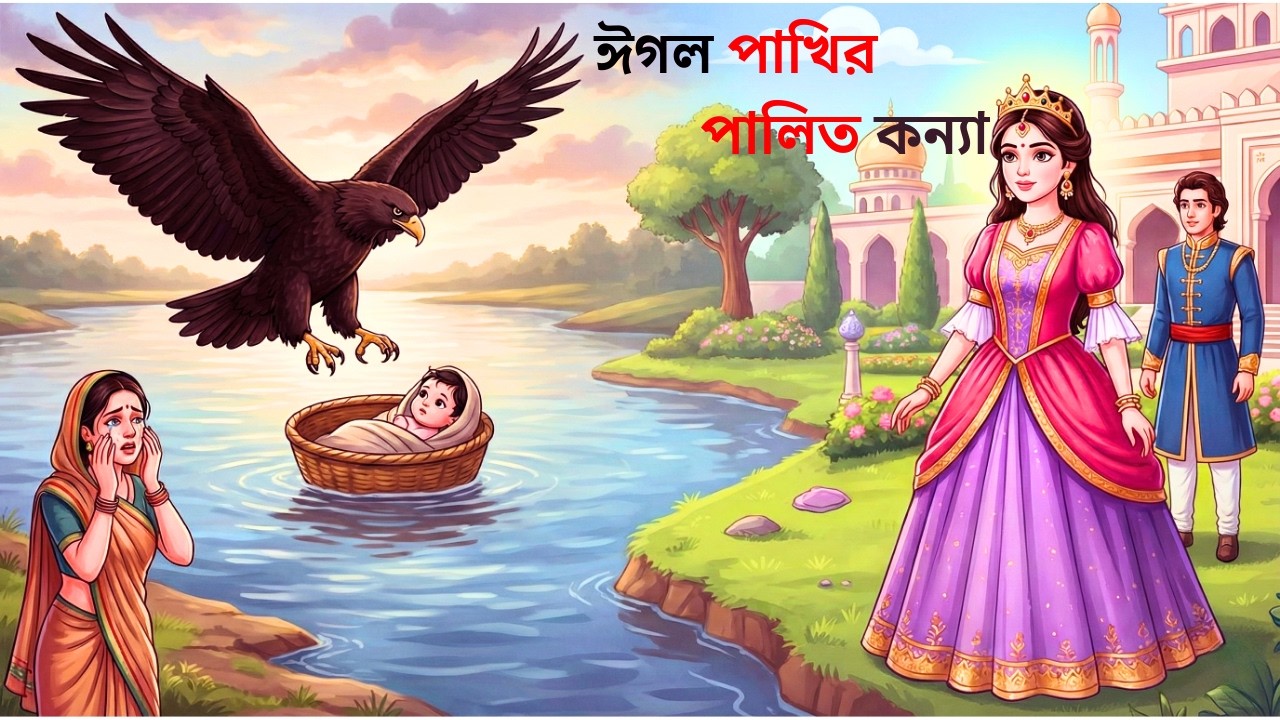 ঈগল পাখির পালিত কন্যা | Bangla Moral Story | Bangla cartoon |  Bengali Fairy ITales Cartoon| Cartoon