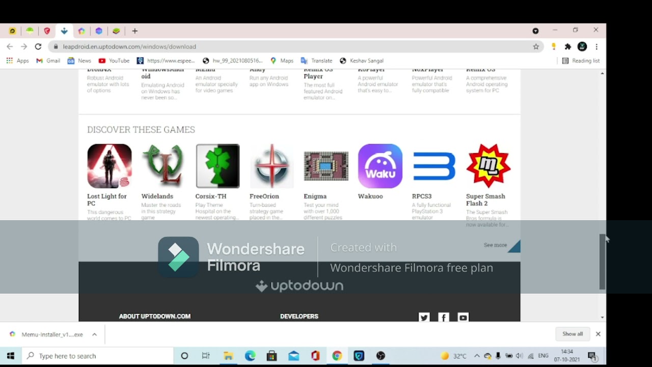 7Tops Emulator for Free Fire 1GB,2GB,3GB,4GB,5GB For Windows