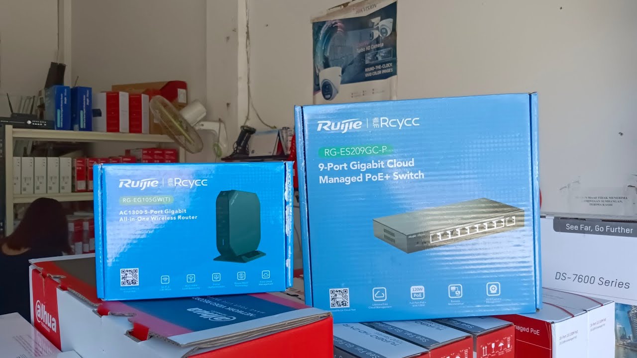 Setting Gateway Router Ruijie Dengan EG105GW T Dan Switch Poe ES209GC Setting gateway router ruijie dengan eg105gw t dan switch poe es209gc