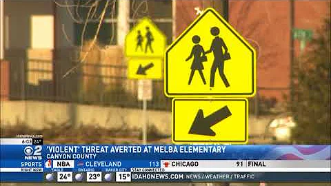 Violent Threat Averted at Melba Elementary School