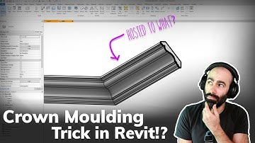 Crown Molding with Slab Edges in Revit Tutorial ?