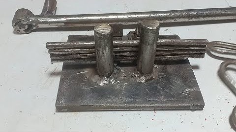 Dụng cụ bàn uốn dây xích, đai thép ,siêu nhanh.Super fast chain and steel belt bending tool