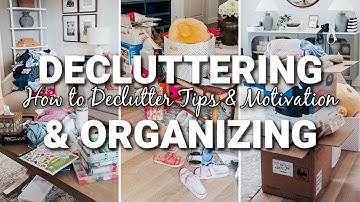 CLEAN UP, DECLUTTER & ORGANIZE 2025 | DECLUTTERING & ORGANIZING | HOW TO DECLUTTER TIPS & MOTIVATION