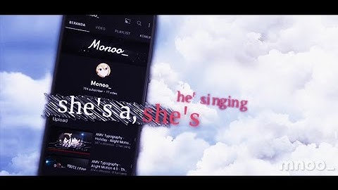 Line Without A Hook - AMV Typography Alight Motion 4.0 [HBD to me🥳]