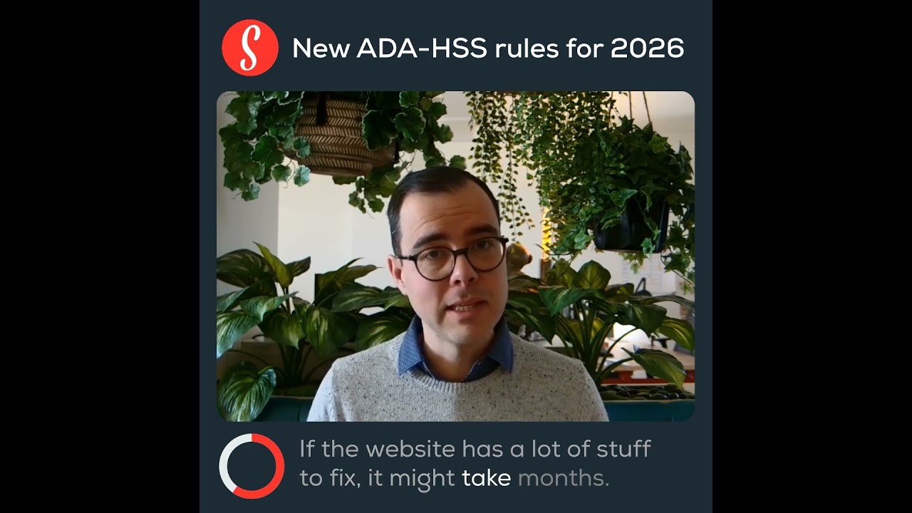 New ADA HSS Rules for 2026