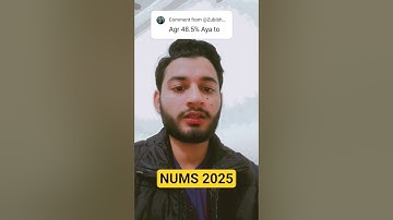 NUMS MDCAT 2025 #drawaisgillani