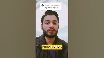 NUMS MDCAT 2025 #drawaisgillani