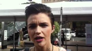 Ruby Rose at Australian Fashion Week