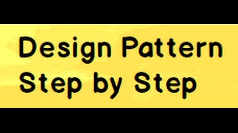 Learn C# Design Patterns Step by Step in 8 hours.