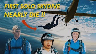 WE DID A SOLO SKYDIVE (GONE WRONG) 