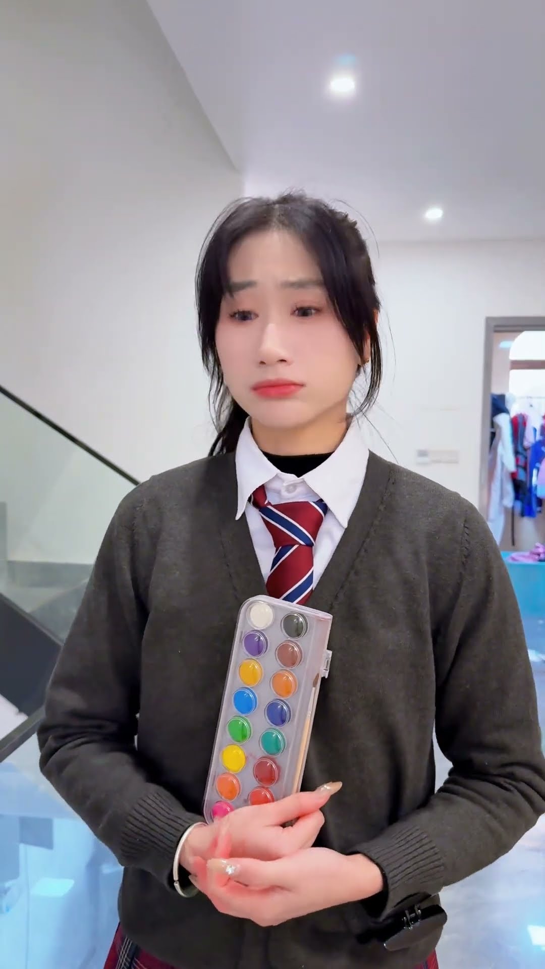 调色板里的唇膏#short #angel #clown
