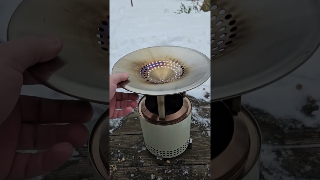 Solo Mesa XL with heat deflector - wood pellets