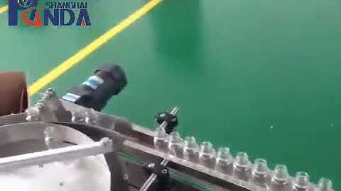 Automatic dropper bottle filling capping machine video