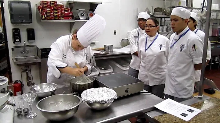 Chef Tracy DeWitt demos Lava Rock Sugar