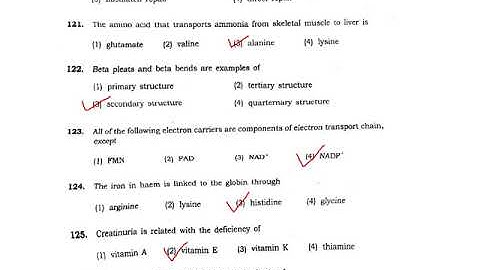 M.Sc. Biochemistry (2016) BHU entrance questions solved Part 3