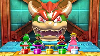 Мульт Mario Party The Top 100 Minigames Mario Vs Yoshi Vs Peach Vs Luigi Master Difficulty