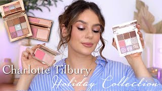 CHARLOTTE TILBURY: HOLIDAY COLLECTION 2023 - Beautyverse Palette ( 3 LOOKS ) & Glide Palette Review