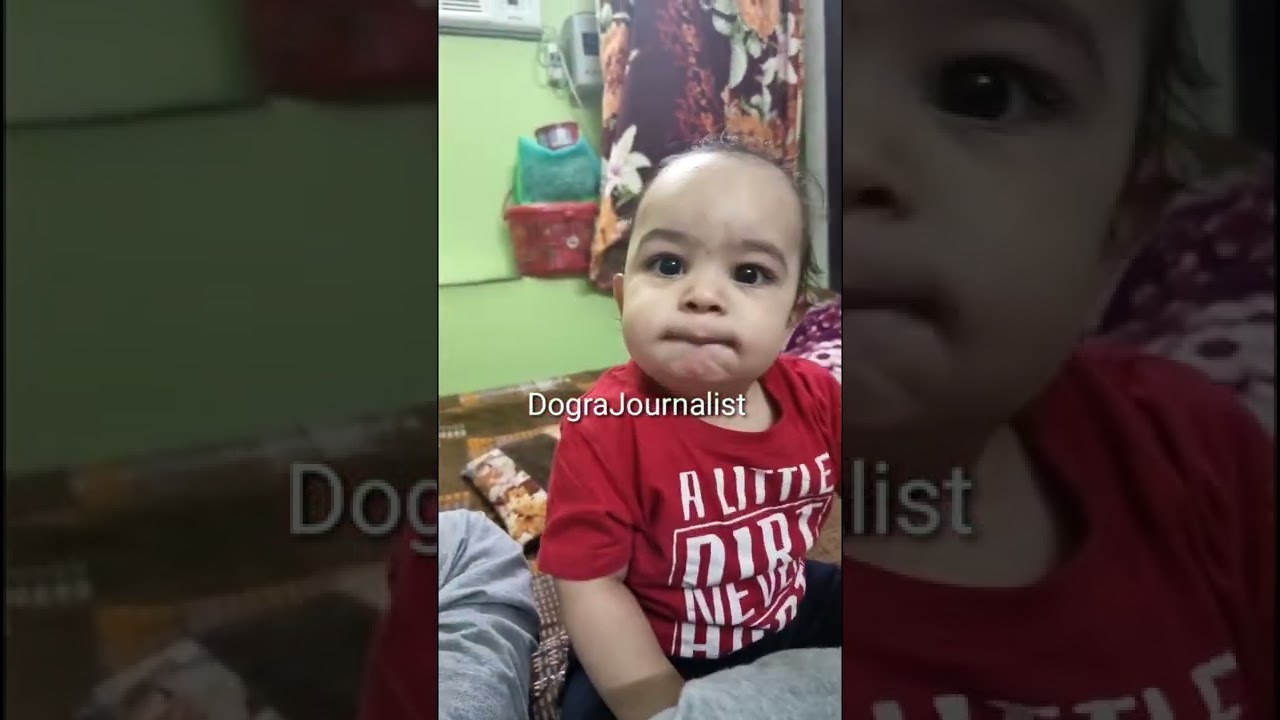 Cute Baby Papa Bolna Sekh Raha Hai 