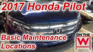 2017 Honda Pilot Basic Maintenance Quick Reference