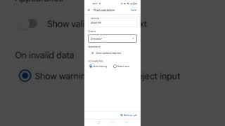 How to Add Checkbox Data Validation on Google Sheet Mobile NEW UPDATE August 2022