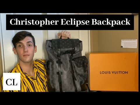 Louis Vuitton LV x YK Christopher mm Eclipse Monogram Eclipse
