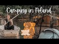 Overnight camping trip near warsaw  exploring poland