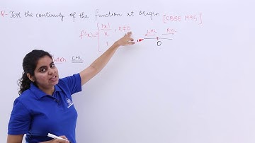 Class 12th – Problem 1 on Continuity | Continuity and Differentiability | Tutorials Point