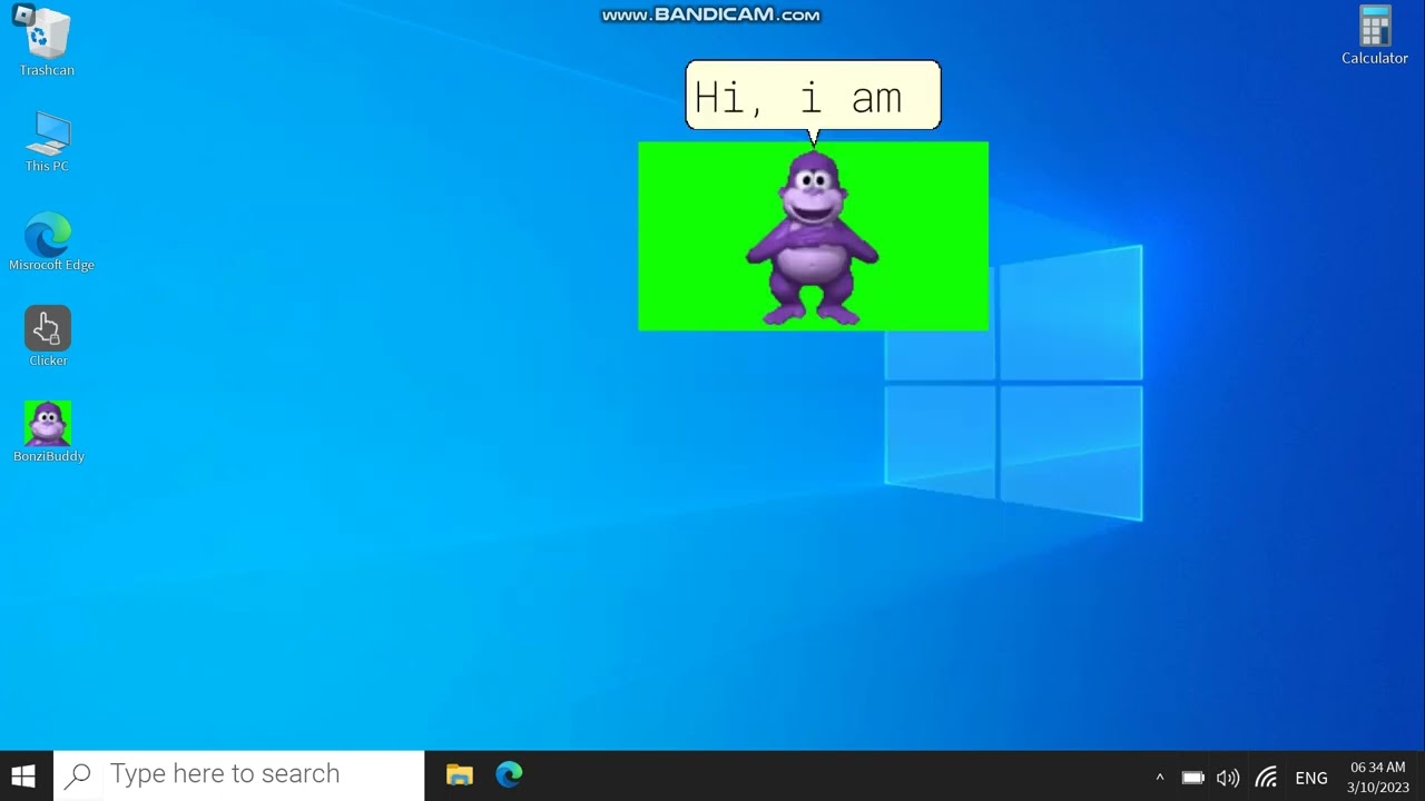 Bonzi Buddy Sticker - Virus Windows Microsoft Helper Annoying Humour  Nostalgia Retro