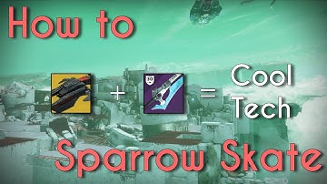 How to Sparrow Skate (Controller Inputs Shown) - Destiny 2 Guide