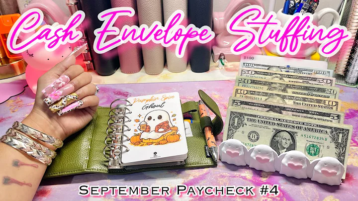 CASH ENVELOPE STUFFING | SEPTEMBER PAYCHECK #4| #cashenvelopesystem  #cashbudgeting