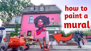how to paint your first mural