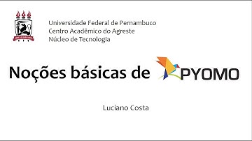 Noções básicas de Pyomo - Parte 1