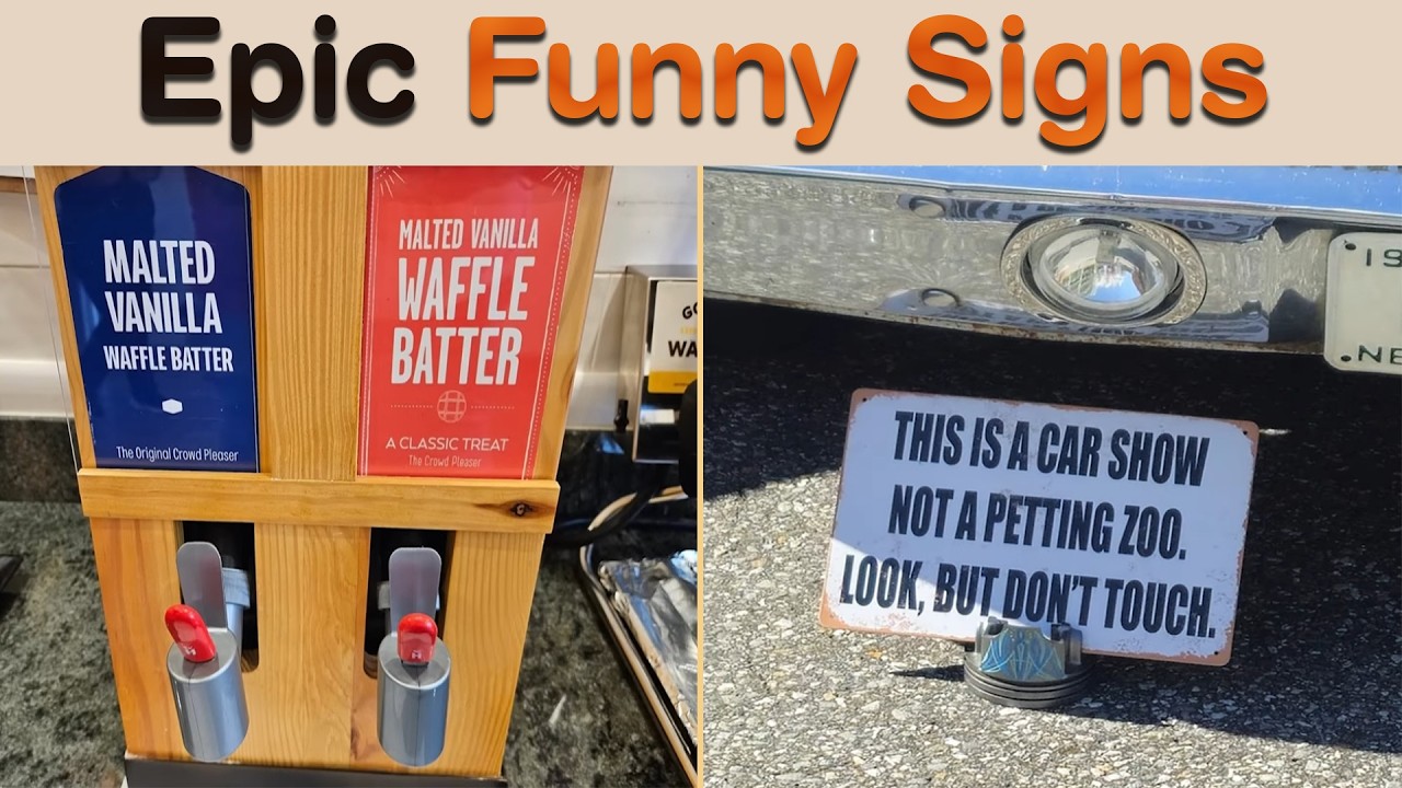 Epic Funny Signs So Ridiculous They Feel Like A Hidden Camera Prank 😱📸 ...