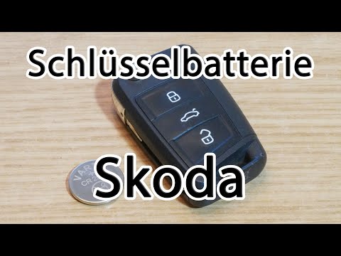 Schlüsselbatterie tauschen, Skoda, Octavia, Fabia, Superb, …., alle Modelle  