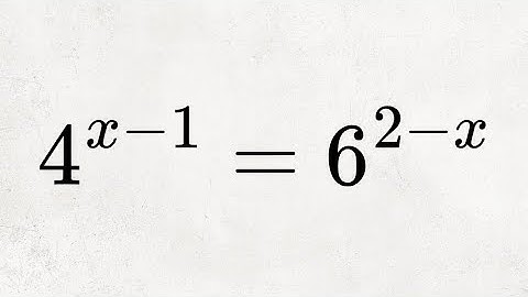 This Exponential Equation Has a GENIUS Logarithm Trick!
