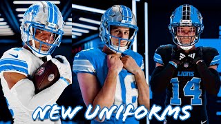 Review/Breakdown of the Detroit Lions NEW Uniforms