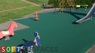 Wetpour Resurfacing In Preston On Wye, Herefordshire | Playground Resurfacing