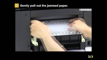 MAXIFY iB4020: Removing a jammed paper: inside the front cover
