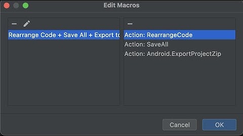 Macros - Intellij