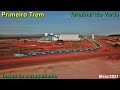 Primeiro Trem a carregar no Terminal Rio Verde Ferrovia Norte Sul Maio/2021 #rioverde #terminal #fns