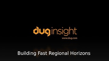 DUG Insight: Building Fast Regional Horizons from 2D and 3D interpretation using Regrid