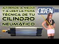 Aprende a medir y a leer un ficha técnica de un cilindro neumático