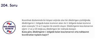 Günün Geometri Sorusu-204 (Erol Dönmez Geometri'den) | YKS2026 