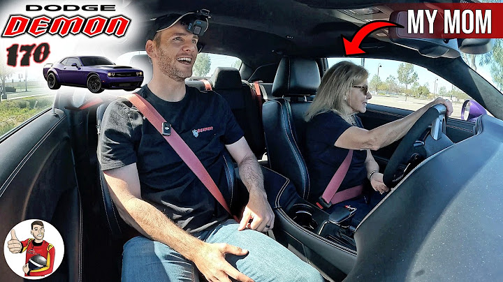 Letting my Mom Drive my Dodge Demon 170 (POV)