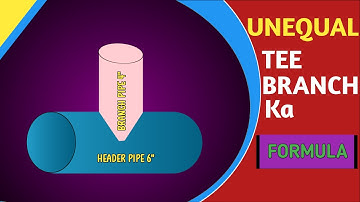 Unequal Tee Branch Formula |Unequal Tee Branch Banane Ka Tarika |Unequal Tee Marking Process