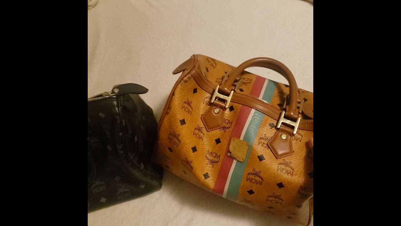 MCM Vintage Boston Bag Restoration (like new)