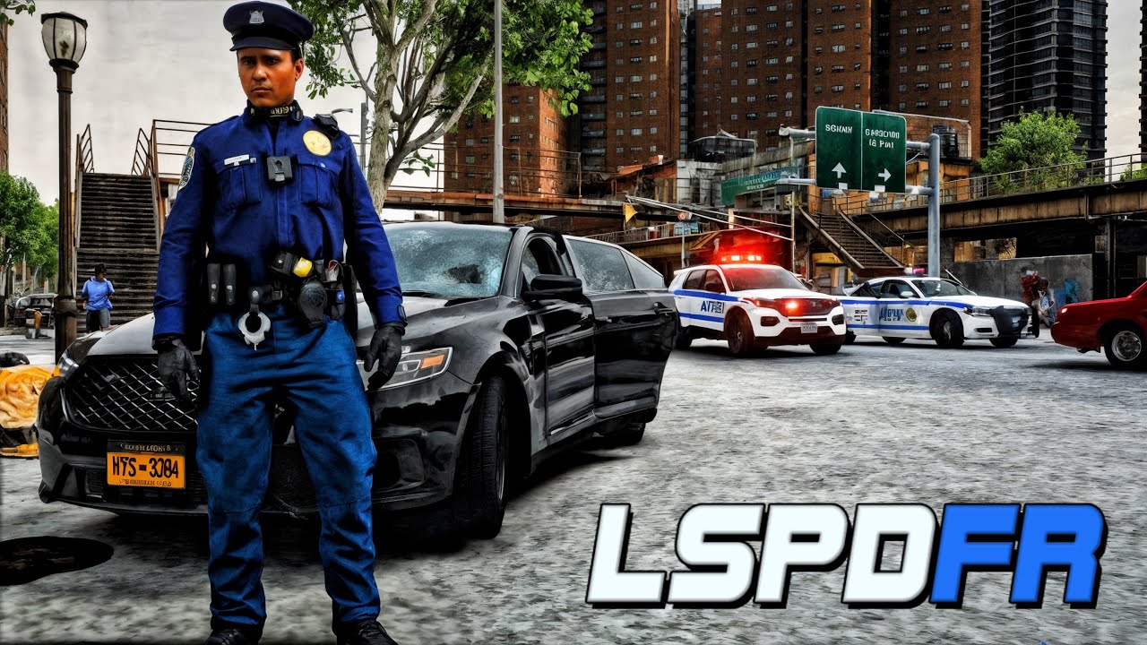 Играю в GTA 5 за ПОЛИЦЕЙСКОГО City Patrol| NYPD|| GTA 5 Lspdfr Mod| 4K